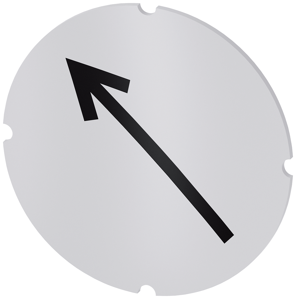 [Imagem do produto PLACA EMBUTIDA PARA BOTÃO DE PRESSÃO ILUMINADO, REDONDO, LEITOSO, SÍMBOLO: SE 3SU19000AB710QS0 SIEMENS]