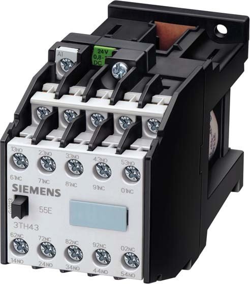 [Imagem do produto CONTATOR AUXILIAR 80E, 8NO, COMANDO CC, CC90V-140V 3TH42800BG8 SIEMENS]