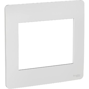 [Imagem PLACA 4X4 6 POSTOS GAMMA SILVER (PRATA) ORION S730203274 SCHNEIDER]