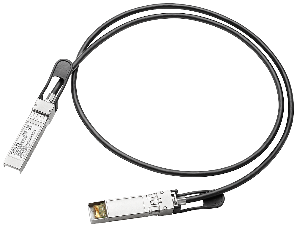 CABO IE SFP+/SFP+ 7 M CABO IE PRÉ-FABRICADO COM CONECTORES DE ENCAIXE SFP-PLUS 6GK59803CB000AA7 SIEMENS
