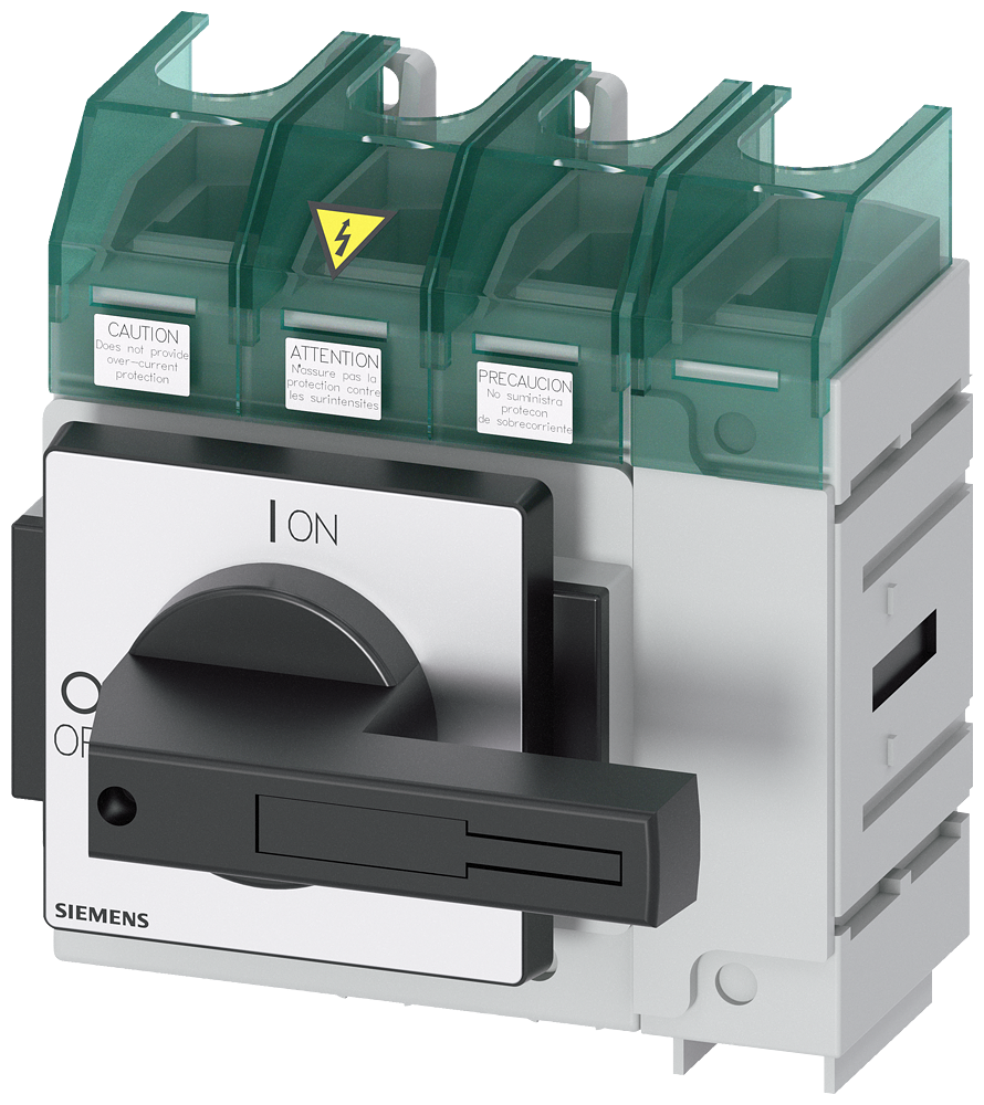 SECCIONADOR DE CORTE EM CARGA 3LD5 UL CHAVE PRINCIPAL DE 4 POLOS 3LD58000TL11 SIEMENS