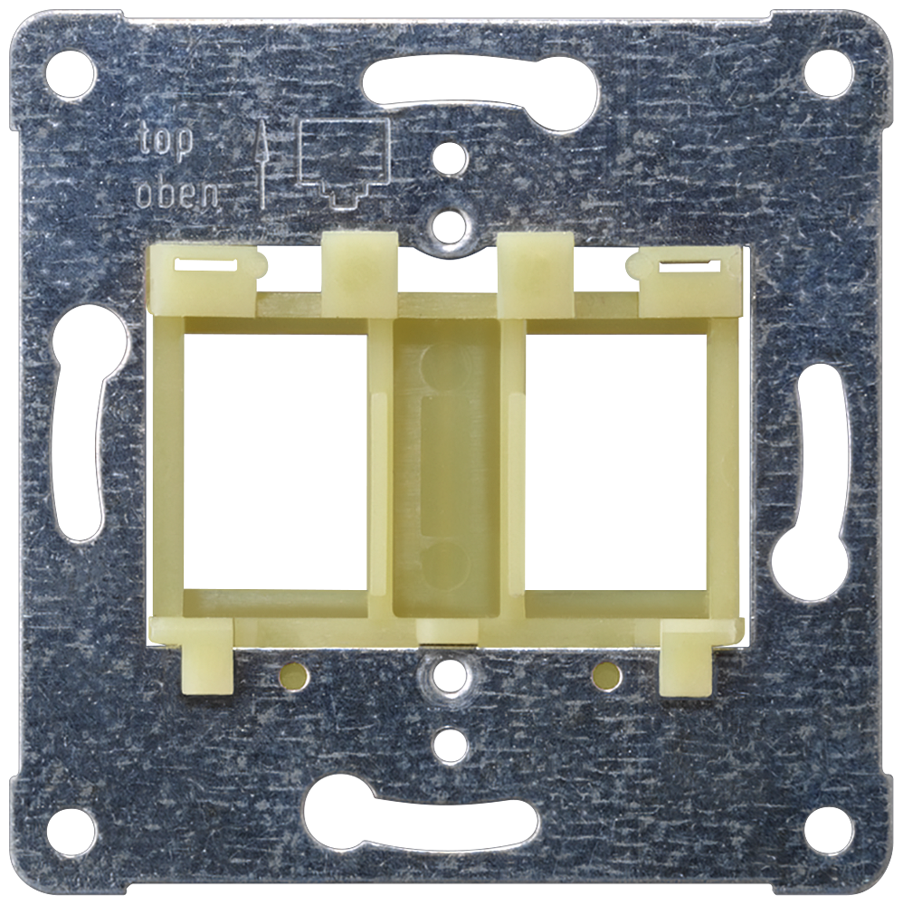 PLACA PORTANTE CONECTOR MODULAR PARA INSTALAÇÃO DE ATÉ 2 CONECTORES ENCAIXÁVEL 5TG2081 SIEMENS