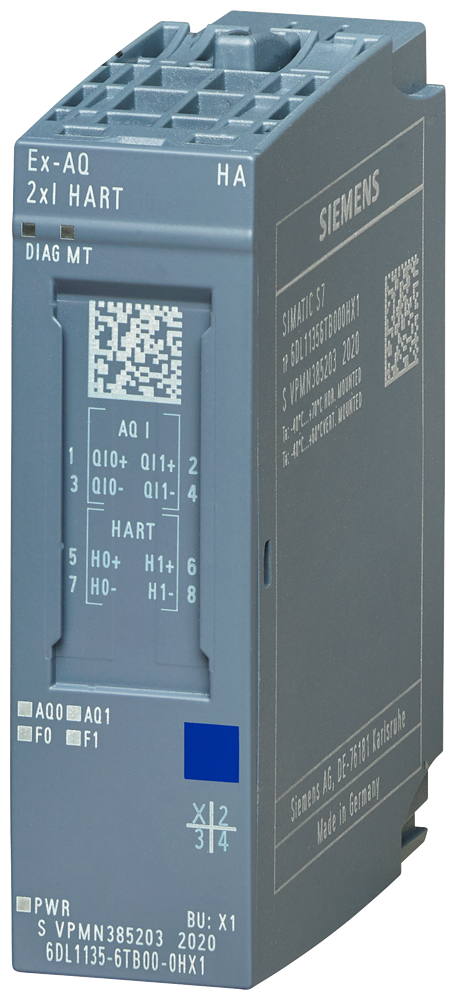 [Imagem MÓDULO I/O ANALÓGICO EX 2AO ET200SPHA 6DL11356TB000HX1 SIEMENS]