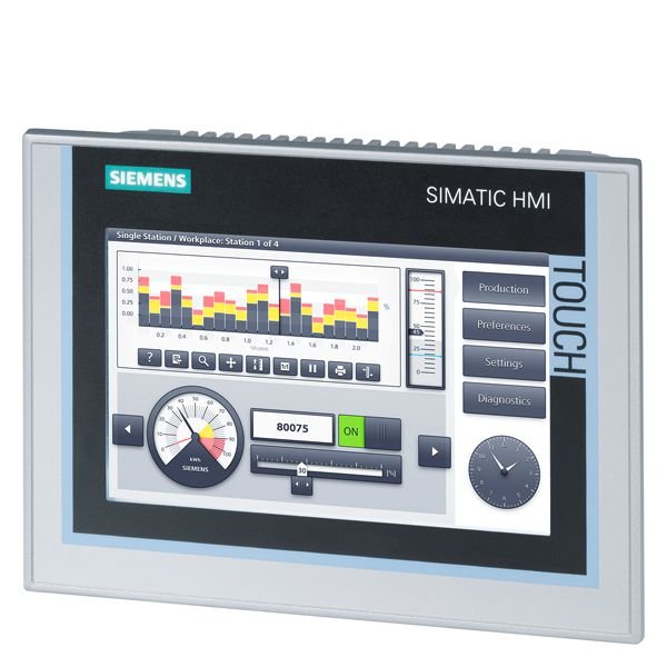 [Imagem PAINEL COMFORT OPERAÇÃO POR TOUCH TELA TFT DISPLAY 7" TP700 6AV21240GC010AX0 SIEMENS]