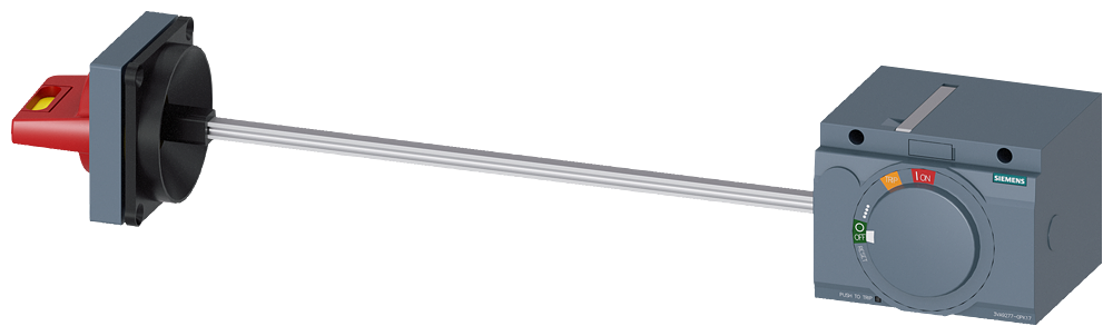 ACIONAMENTO ROTATIVO DE PAREDE LATERAL DESLIGAMENTO DE EMERGÊNCIA IEC IP65 P 3VA92770PK17 SIEMENS