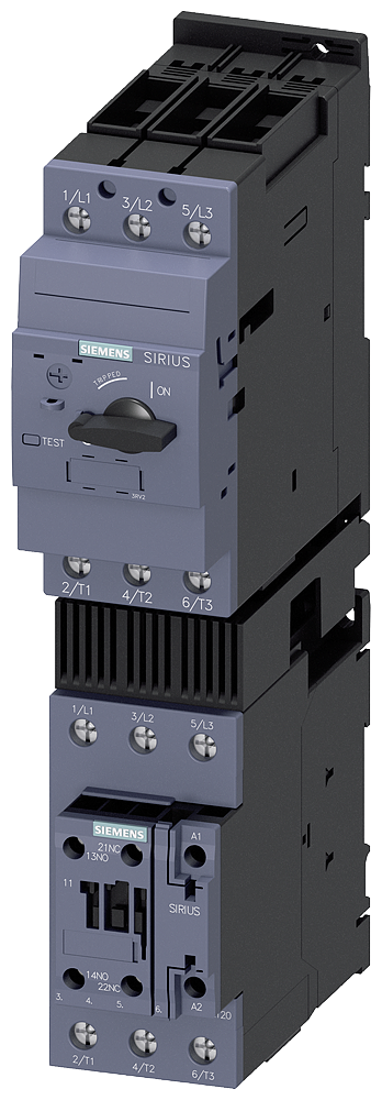 CHAVE DE PARTIDA ACIONADOR DIRETO S2 35-45 A AC 230 V/50 HZ 100 KA 3RA21304VA360AP0 SIEMENS