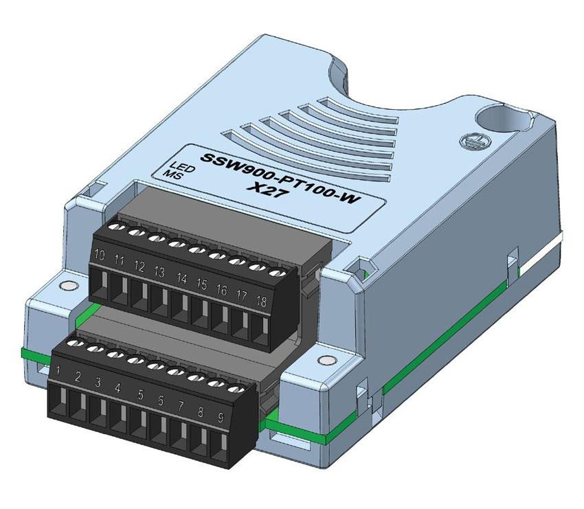[Imagem do produto CJ MODULO TEMPERATURA SSW900-PT100-W 14260747 WEG]