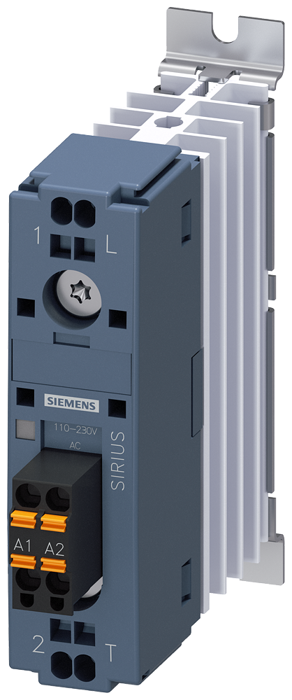 CONTATOR A SEMICONDUTOR DE 1 POLO CA 51/10 A/40 ºC 48-600 V/110-230 V CA CO 3RF33102AA26 SIEMENS