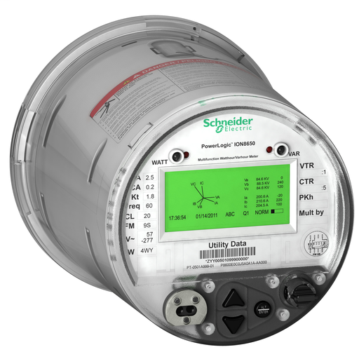 [Imagem MEDIDOR ION8650C 32MB BASE 1/5A 65 120VAC ETH M8650C0C0H6E1A0A SCHNEIDER]