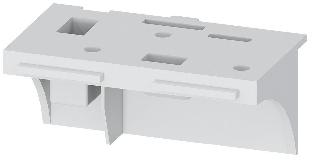 [Imagem BLOCO DE COBERTURA PARA CONEXÃO DE CONDUTORES AUXILIARES (AUX) 3WA91110AB12 SIEMENS]