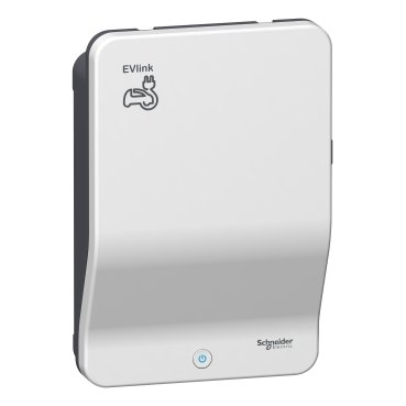 [Imagem CARREGADOR VEICULAR EVLINK WALLBOX - 7,4 KW - T2S - CHAVE SCHNEIDER]