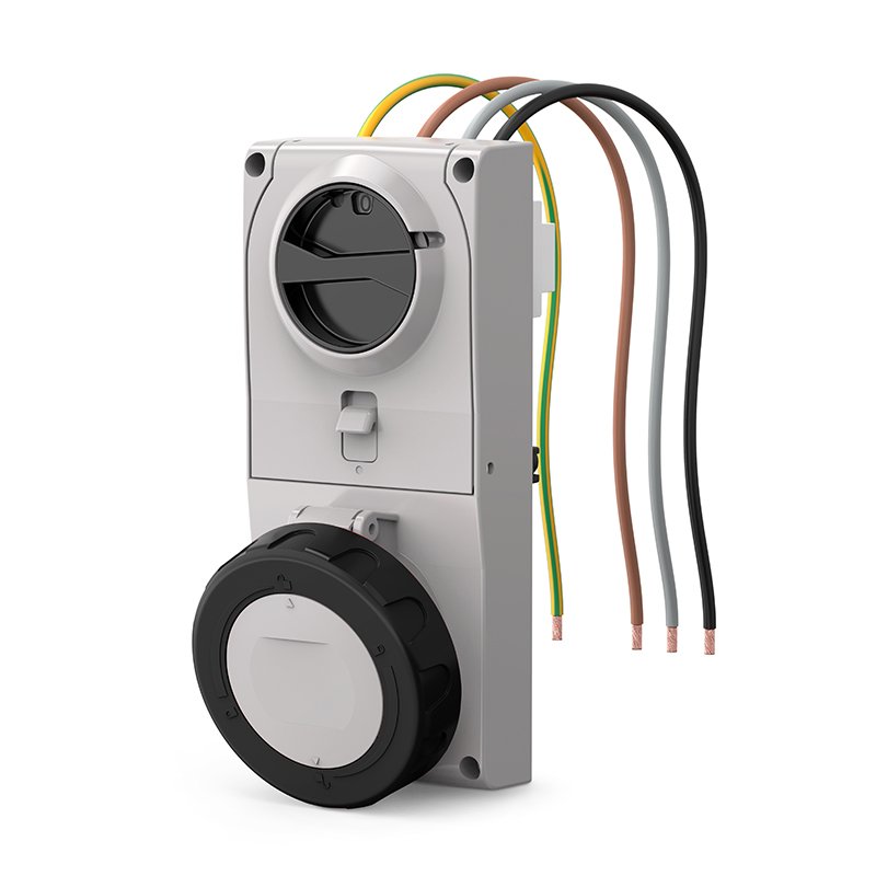 [Imagem TOMADA DE EMBUTIR COM FUSÍVEL 3P+T 16A 7H 408.16866 SCAME]