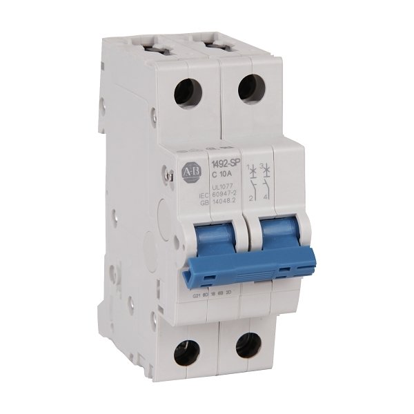 [Imagem DISJUNTOR PROTECAO MONOPOLAR MCB 40A 1492SPM2D400 ROCKWELL ALLEN BRADLEY]