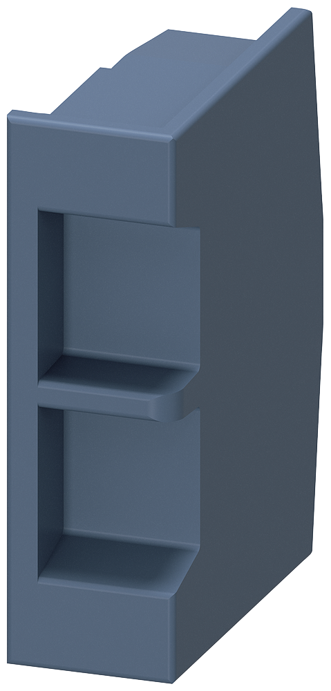 [Imagem do produto COBERTURA FINAL PARA BARRAMENTO TRIFÁSICO 3RV2917, EMBALAGEM PARA MÚLTIPLAS P 3RV29176A SIEMENS]