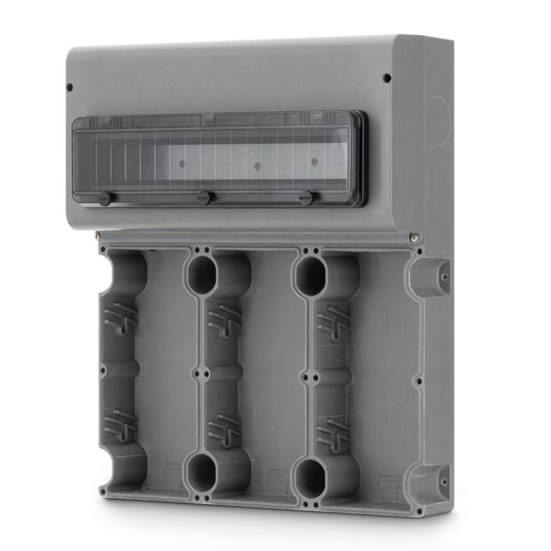 [Imagem BASE + PLUGUE. X 3 TOMADAS GRP 16/32A 579.5132.D SCAME]