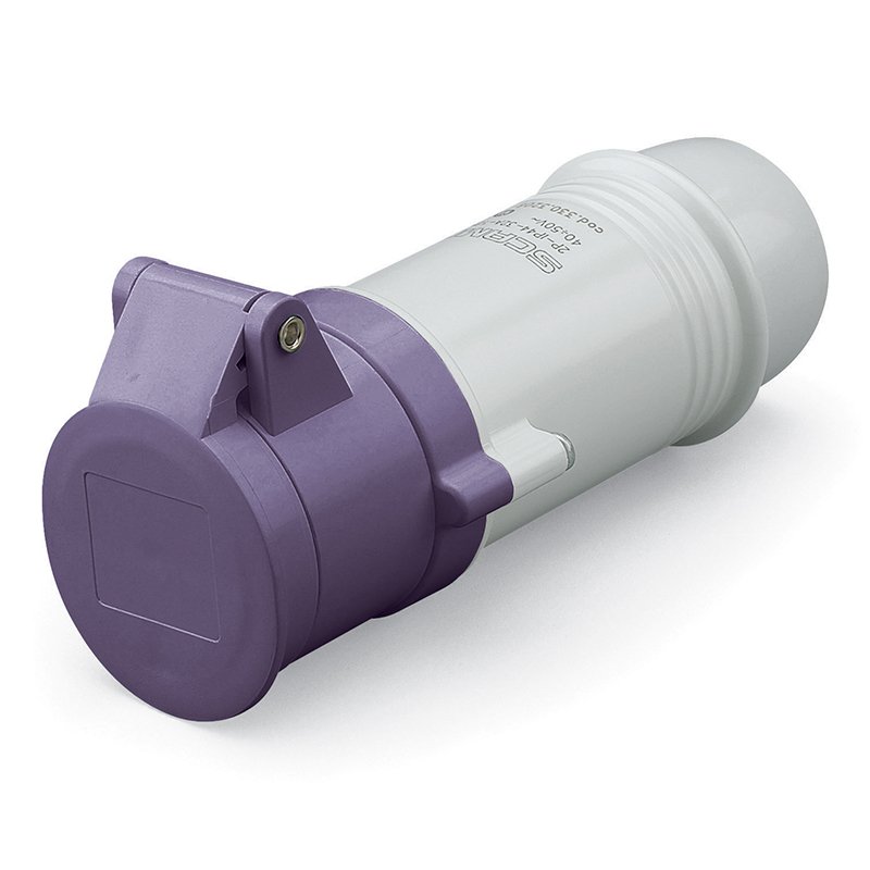 [Imagem TOMADA MÓVEL 3P 16A 24V 330.1609 SCAME]