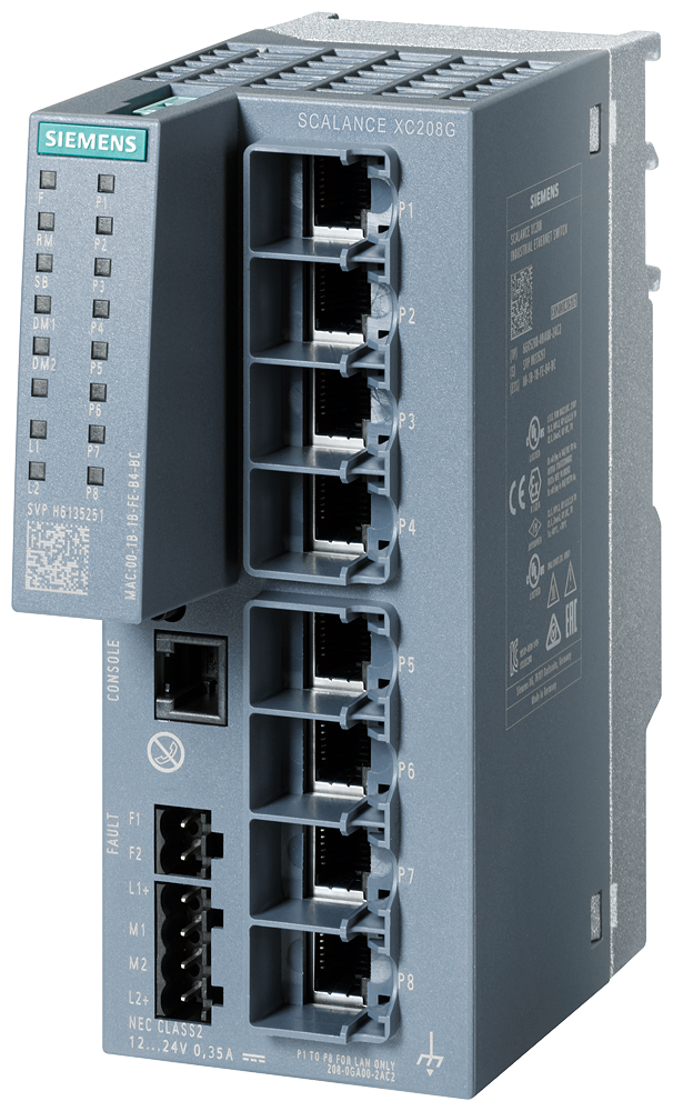 [Imagem PACOTE DE AÇÃO SCALANCE XC-200 GO GIGABIT!, ANEL (XC206-2SFP G, XC208G, ) 6GK52062GS000AP1 SIEMENS]