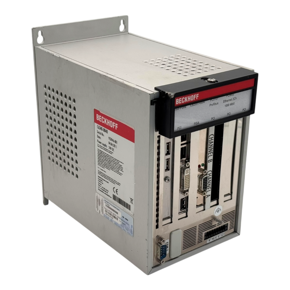 [Imagem PC INDUSTRIAL COM CPU CORE 2 DUO 2.0GHZ E UPS C6340-0040 BECKHOFF]