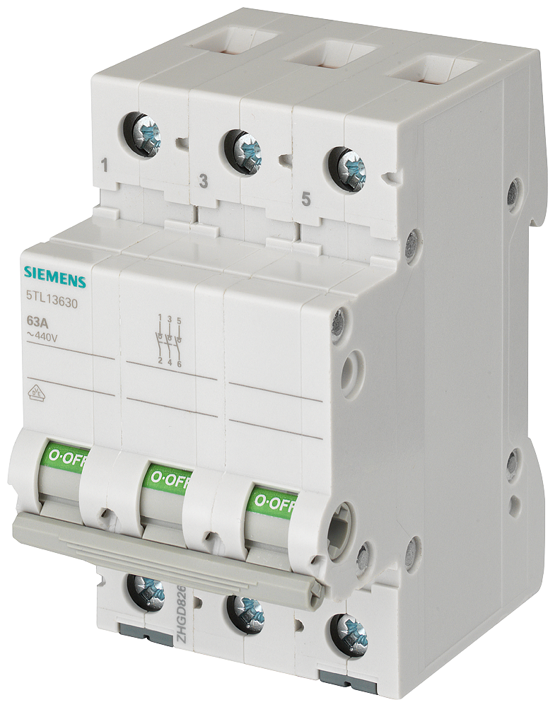 [Imagem SECC. 3P 63A 5TL13630 SIEMENS]