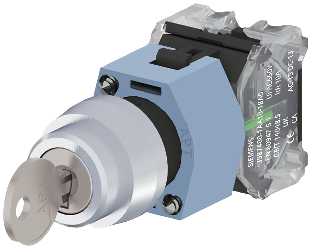 [Imagem COMUTADOR COM MET 3POS MOM 2NA PT 3SB71304AM011NA0 SIEMENS]