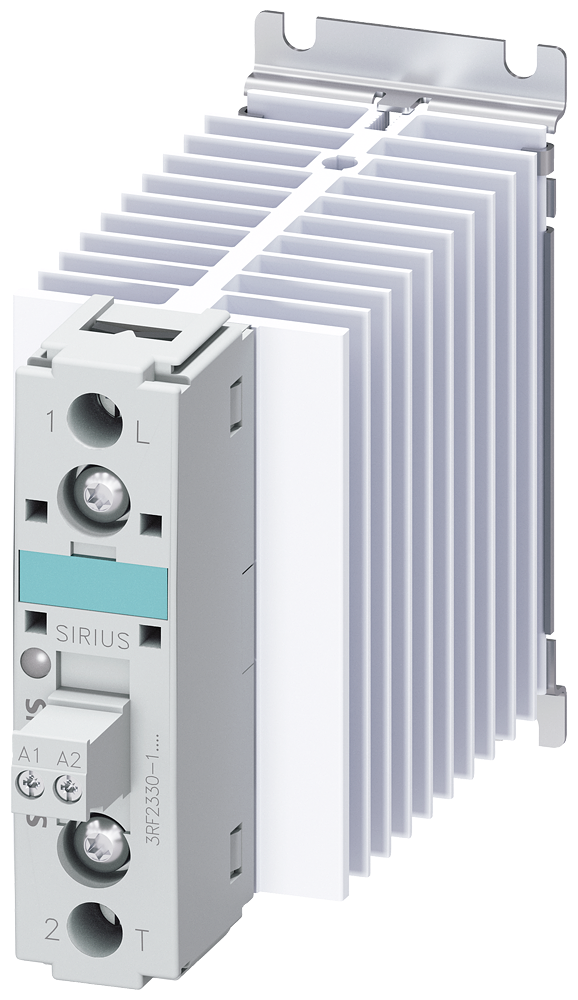 [Imagem do produto CONTATOR A SEMICONDUTOR 3RF2, MONOFÁSICO CA51 30A/CA 15 15A 24-230V/110-230V CA 3RF23301BA22 SIEMENS]