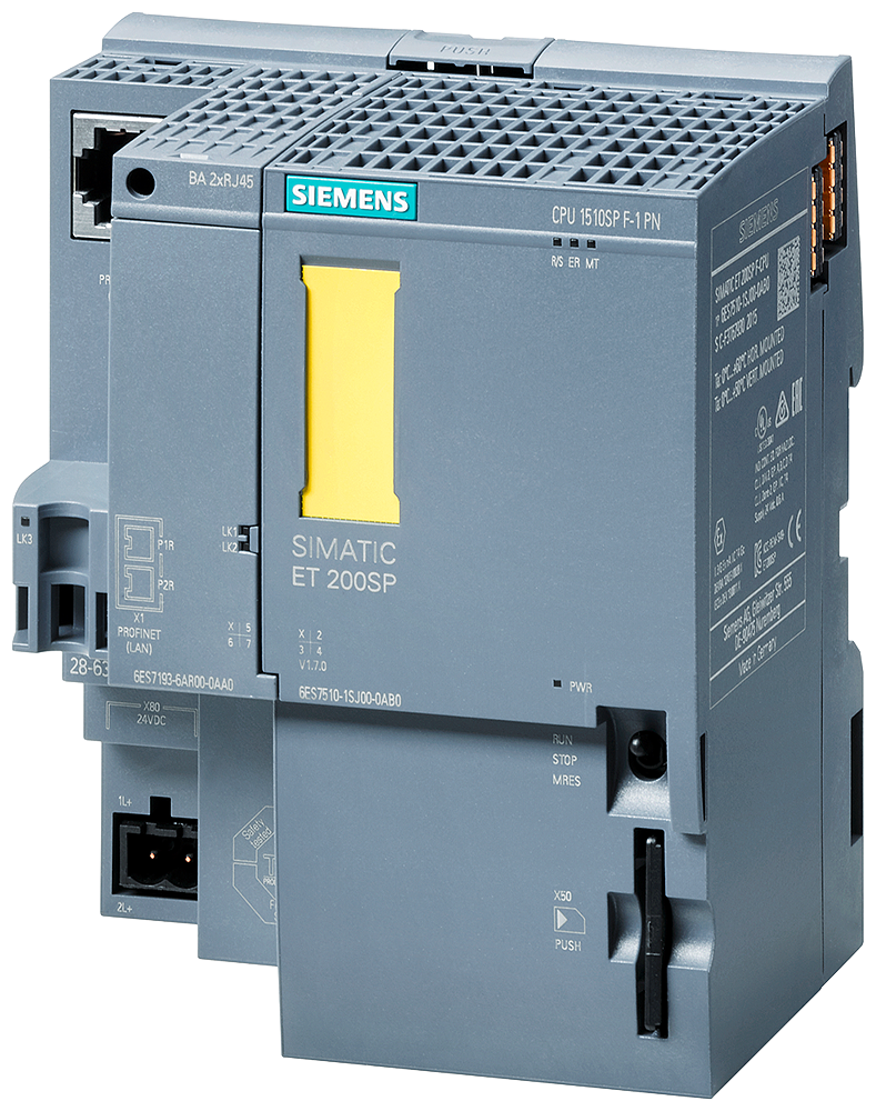 [Imagem CPU 1510SP F-1 PN PARA ET 200SP 150KB PROGRAMA 750KB DADOS PROFINET SIMATIC DP 6ES75101SJ010AB0 SIEMENS]