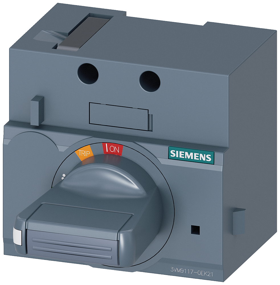 [Imagem ACIONAMENTO GIRATÓRIO FRONTAL PADRÃO COM TRAVAMENTO DA PORTA IEC IP30/40 ACES 3VM91170EK21 SIEMENS]