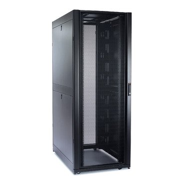 [Imagem RACK NETSHELTER SX 42 U 750MM DE LARGURA X 1.200MM DE PROFUNDIDADE COM PAINÉIS LATERAIS PRETO AR3350 SCHNEIDER]