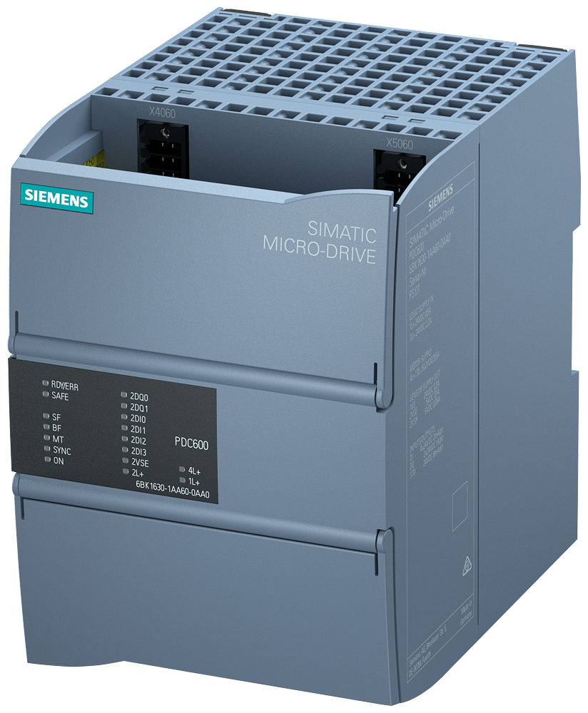 [Imagem CONTROLADOR SIMATIC MICRO-DRIVE MOTOR EC PRODUTO AUTÓNOMO ACCIONAMENTO E TRAV 6BK16301AA600AA0 SIEMENS]
