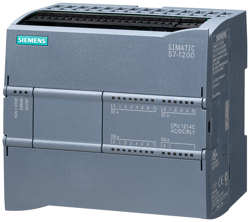 [Imagem CPU 1214C AC/DC/RL 14DI/10DO/2AI SIMATIC S7-1200 6ES72141BG400XB0 SIEMENS]