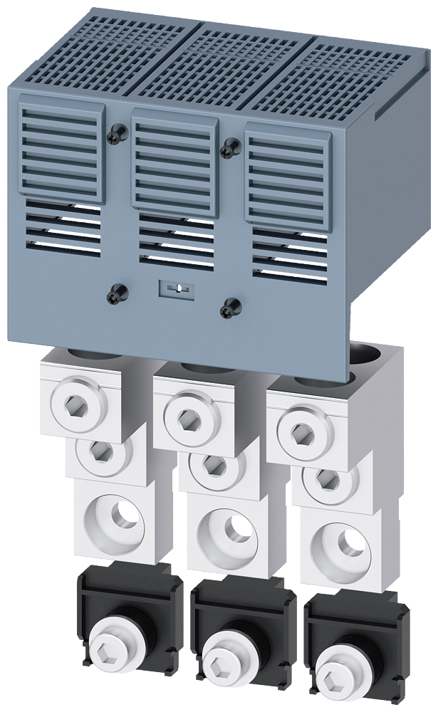 [Imagem BORNE DE CONEXÃO PARA CONDUTOR CIRCULAR TA2.4 2 X 2/0…600 KCMIL PARA 2 CABOS ... 3VA94730JJ23 SIEMENS]