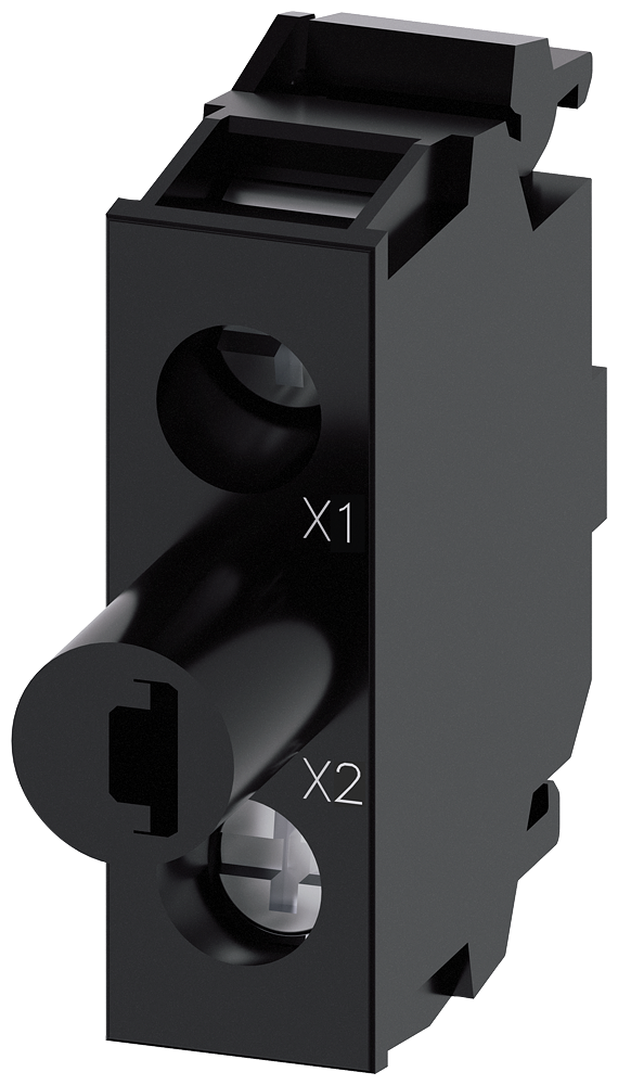 [Imagem do produto MÓDULO COM LED INTEGRADO CA 24/240V BRANCO 3SU14012BH601AA0 SIEMENS]