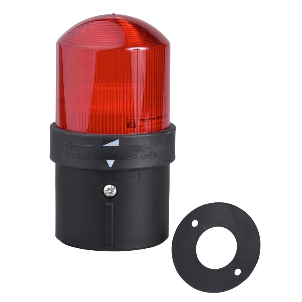 [Imagem COLUNA LUMINOSA COM ELEMENTO LED VERMELHO CONTINUO 24V IP65 XVBL0B4 SCHNEIDER]