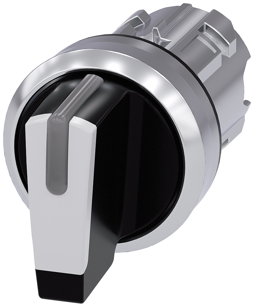 [Imagem INTERRUPTOR ILUMINÁVEL 22MM REDONDO METAL ALTO BRILHO BRANCO 3SU10522BL600AA0 SIEMENS]