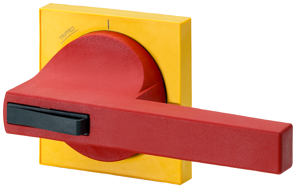 [Imagem do produto MANOPLA 8UC7 COM CHAPA PROTETORA MANOPLA VERMELHO CHAPA PROTETORA AMARELO PEÇ 8UC73208BD SIEMENS]