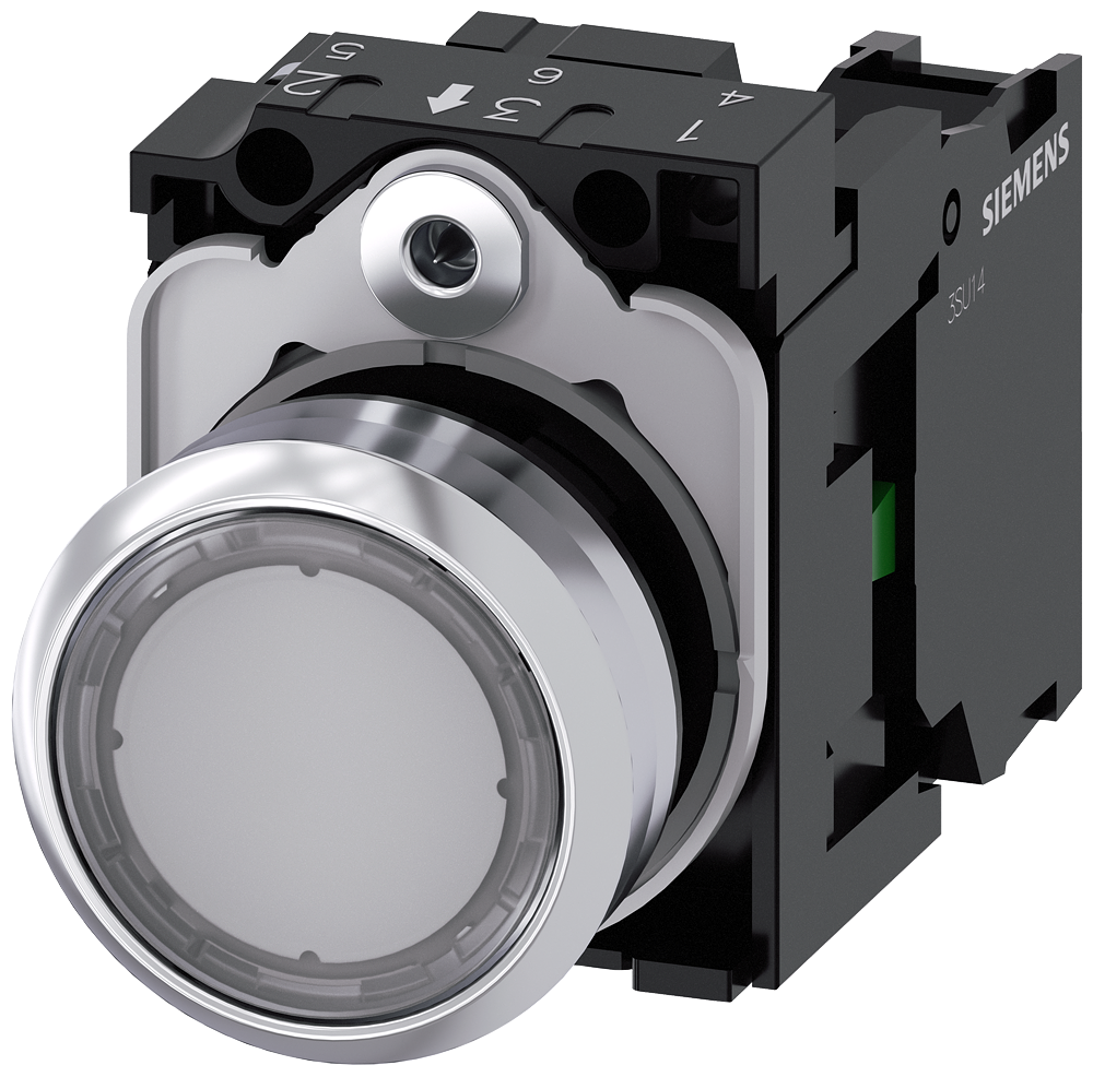 [Imagem do produto BOTÃO METÁLICO PARA 1NA 3SU11500AB701BA0 SIEMENS]