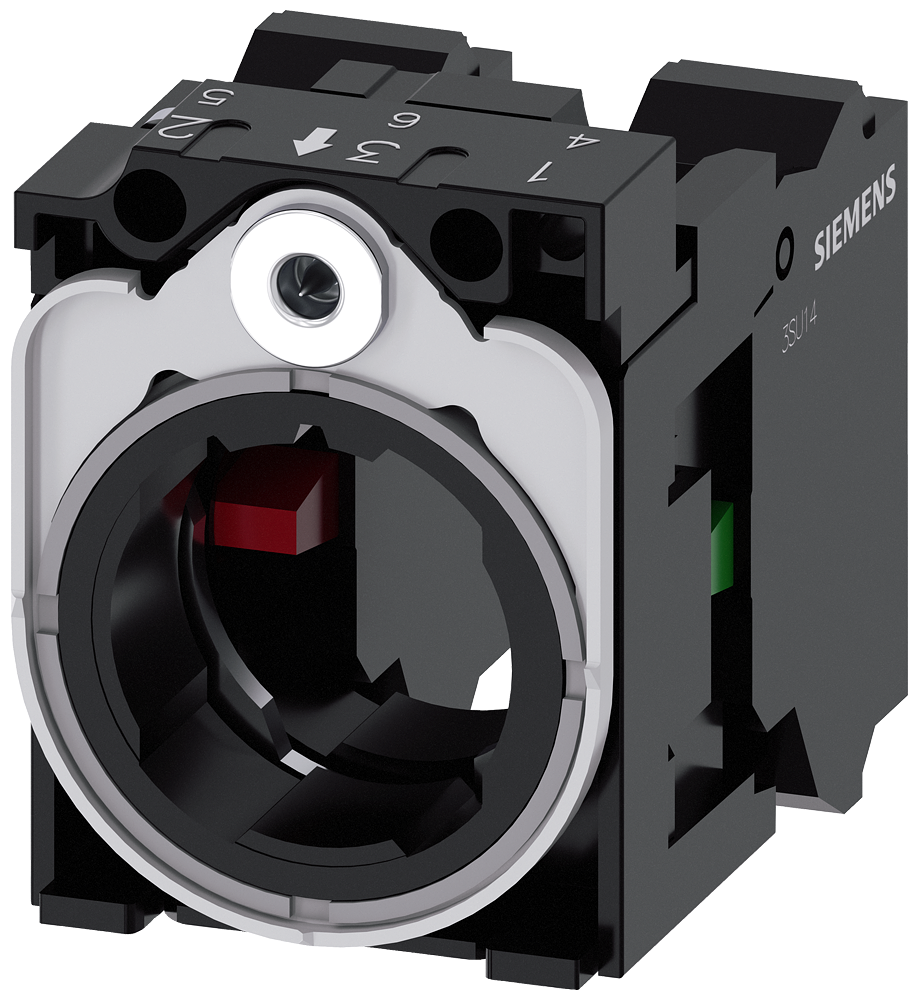 SUPORTE PARA 3 MÓDULOS PLÁSTICO/METAL 1NA 1NF 3SU15501AA103MA0 SIEMENS