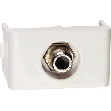 [Imagem MODULO TOMADA PARA ANTENA DE TV P/ CABO COAXIAL 9MM 1M BR PRM047601 SCHNEIDER]