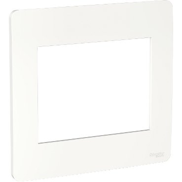 [Imagem PLACA 4X4 6 POSTOS BRANCA ORION S730203004 SCHNEIDER]