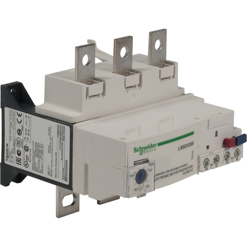 [Imagem do produto RELE TERMICO ELETRONICO TESYS D CLASSE 10 90150A 1NA+1NF LR9D5369 SCHNEIDER]