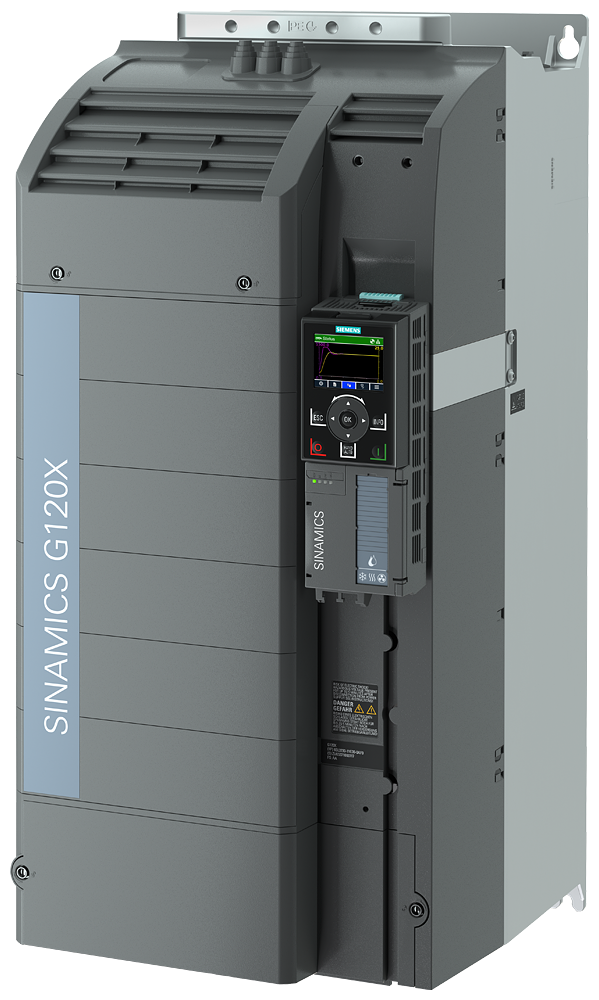 INVERSOR DE FREQUÊNCIA SINAMICS G120X IP20 / UL OPEN TYPE FSF C2 3 CA 380-480 V 132,00 KW 6SL32201YE481AB0 SIEMENS
