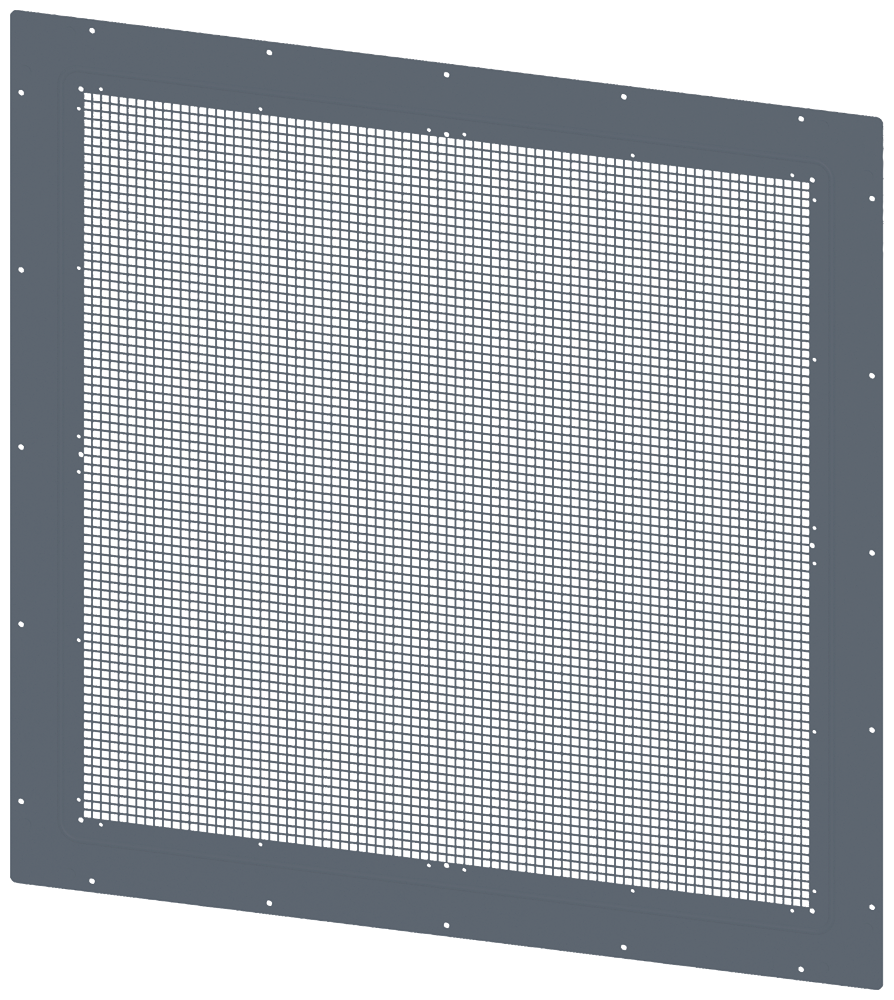TETO COM ABERTURAS DE VENTILAÇÃO IP20 L: 1000 MM P: 1000 MM GAL 8MF10002UD200A SIEMENS