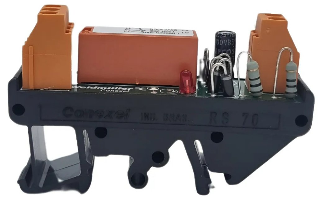 [Imagem do produto ACOPLADOR RS30 1REV 24VCC/CA C/ LED C9006732001 WEIDMULLER]