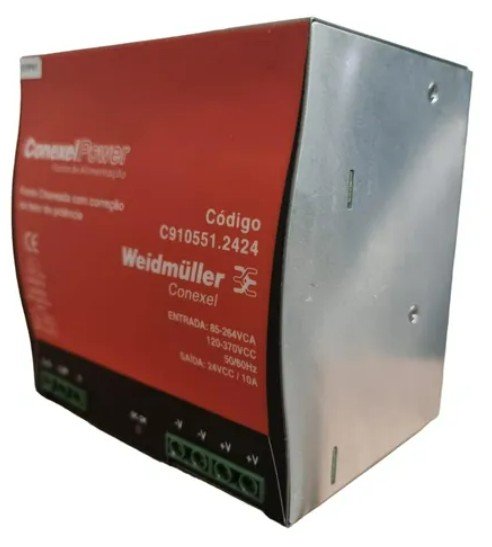 [Imagem do produto FONTE DE ALIMENTAÇÃO CHAVEADA 10A 120/370V C9105512424 WEIDMULLER]