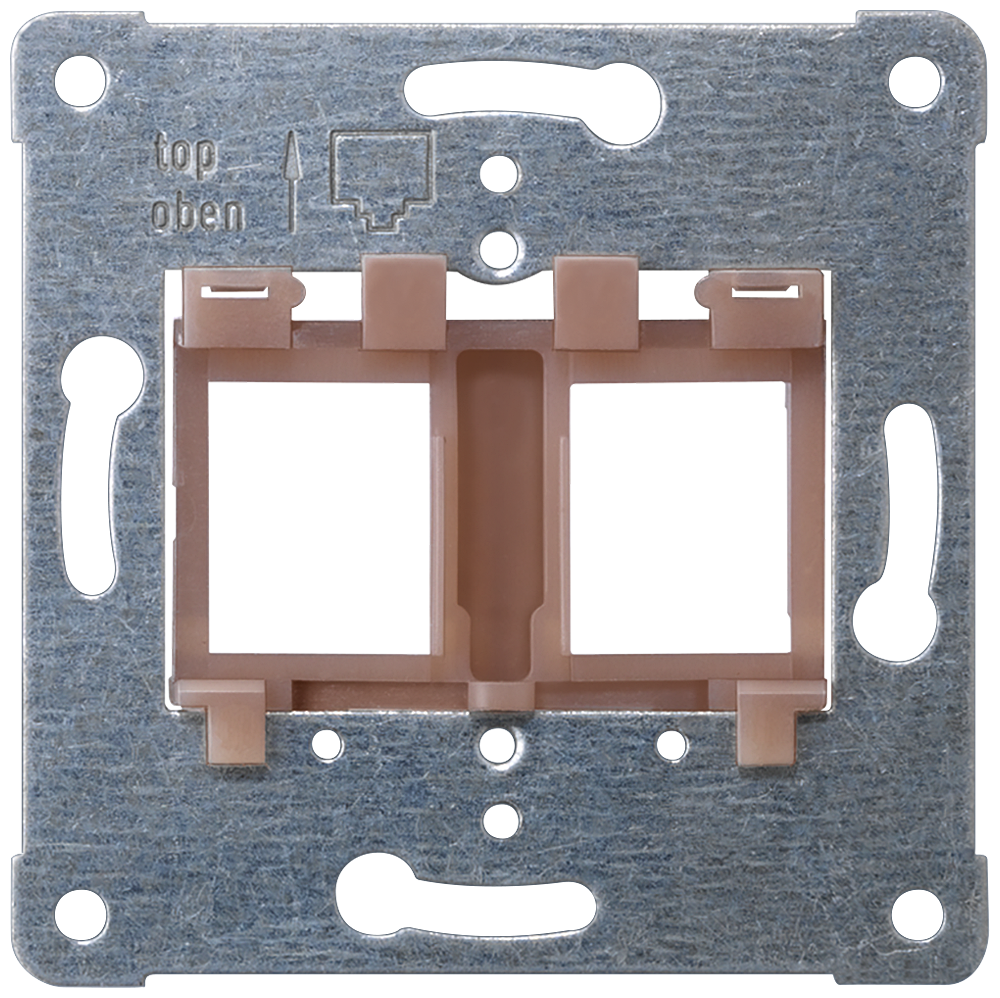 PLACA PORTANTE CONECTOR MODULAR PARA INSTALAÇÃO DE ATÉ 2 CONECTORES ENCAIXÁVEL 5TG2084 SIEMENS