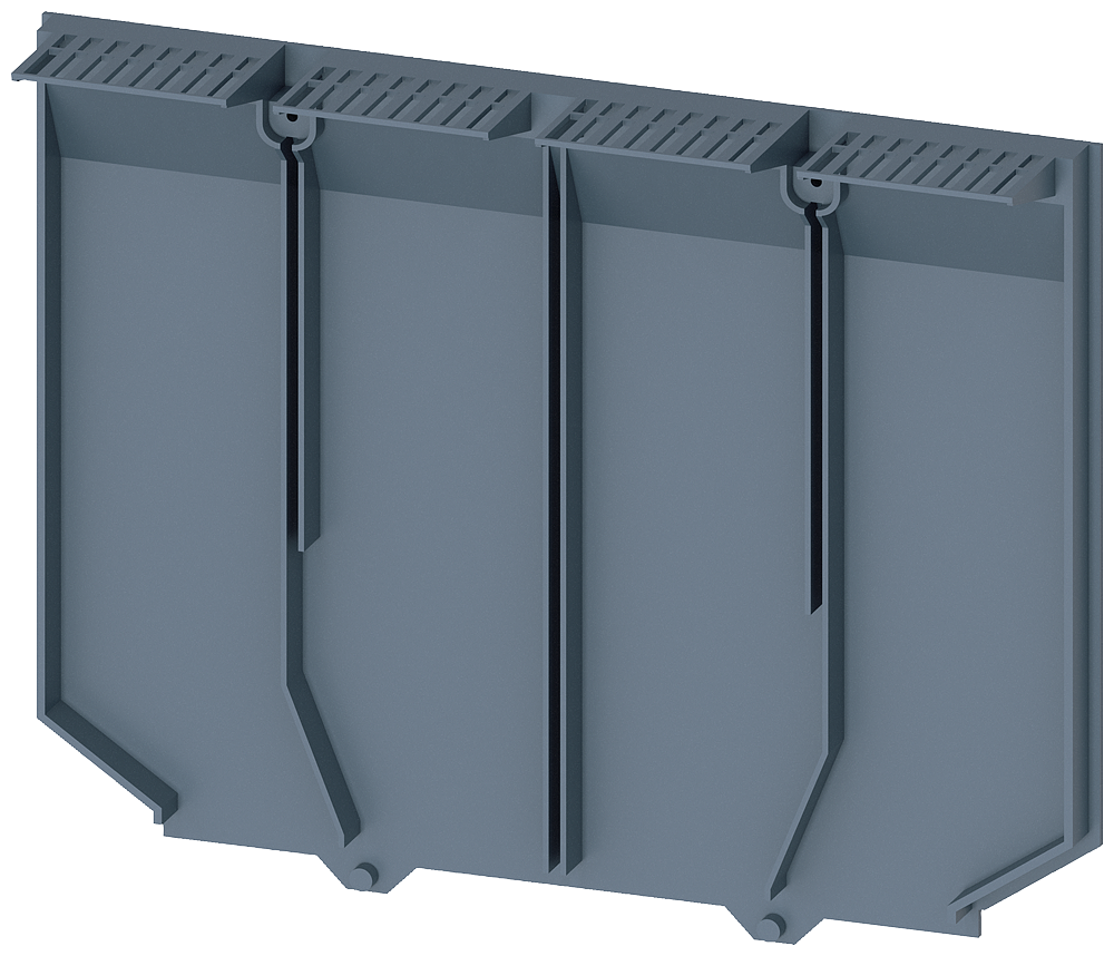 PLACA DE ISOLAMENTO ALARGADA DE 4 POLOS 1 PEÇA ACESSÓRIOS PARA: 3VM12 3VM92110WK40 SIEMENS