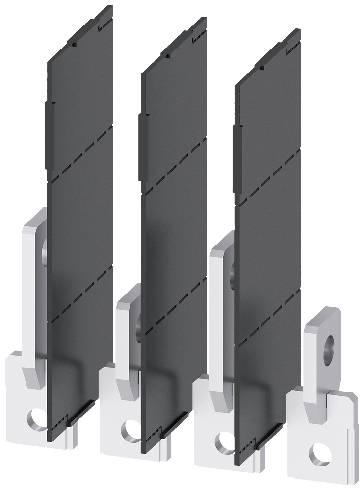 ALARGAMENTO DE CONEXÃO VERTICAL 4 PEÇAS ACESSÓRIOS PARA: 3VA1 250 3VA92540QD00 SIEMENS