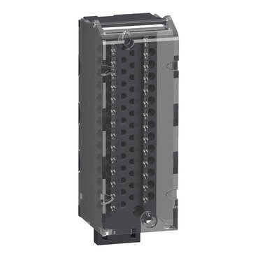 [Imagem do produto BLOCO TERMINAL PARA X80 - 28 VIAS - TIPO MOLA SCHNEIDER]
