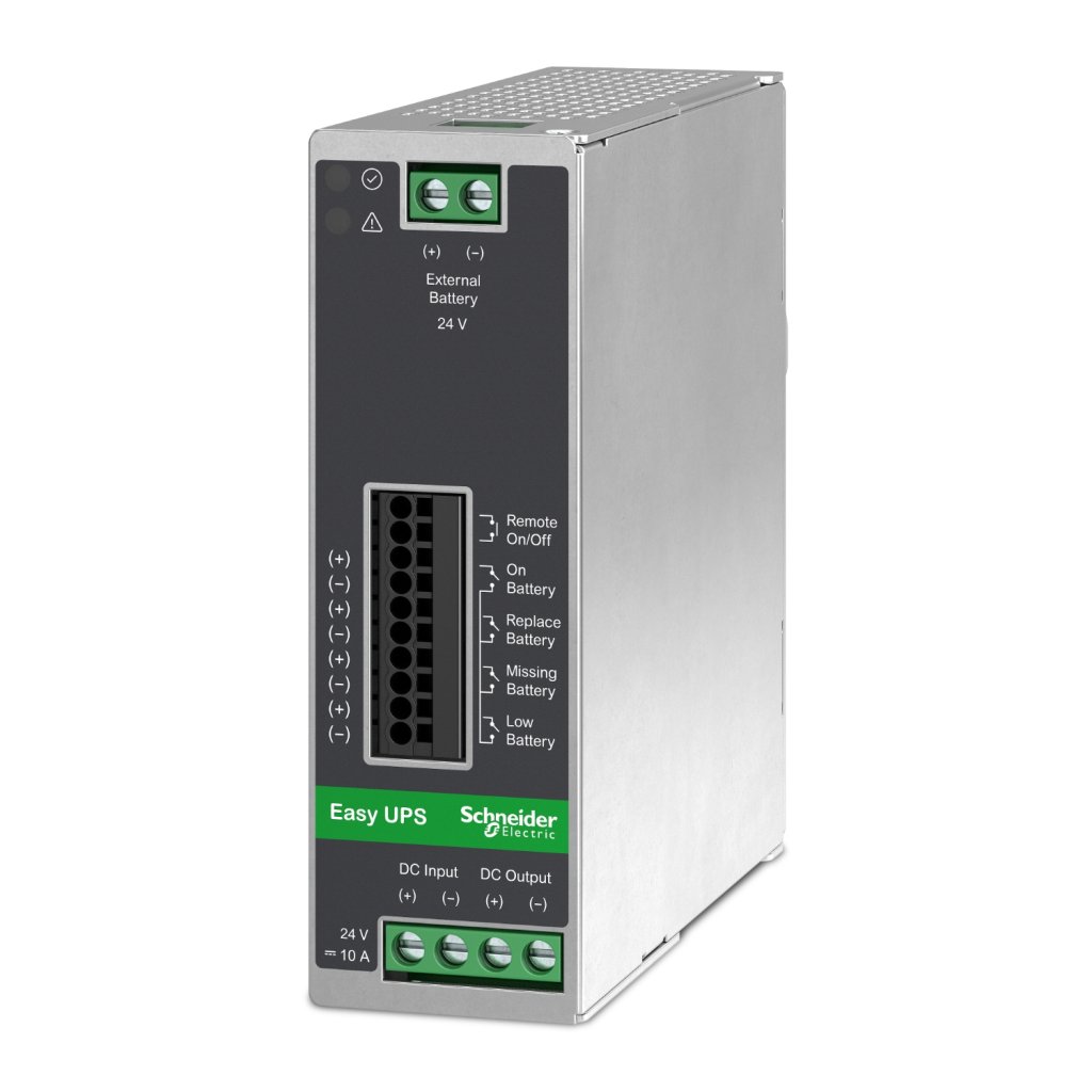 [Imagem EASY UPS CONTROL MODULE 24V DC DC DIN RAIL INDUSTRIAL 20A BVS480XDPDR SCHNEIDER]