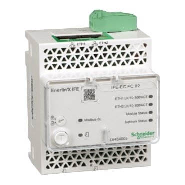 [Imagem MODULE IFE - MODBUS TCP - ETHERNET SWITCHBOARD SERVER, ENERLIN'X SCHNEIDER]